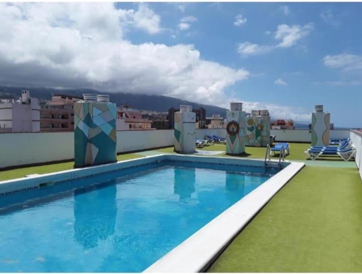 Toplage. Blick. Sauber. Guenstig. Pool. Gepflegt Puerto de la Cruz  Exteriér fotografie